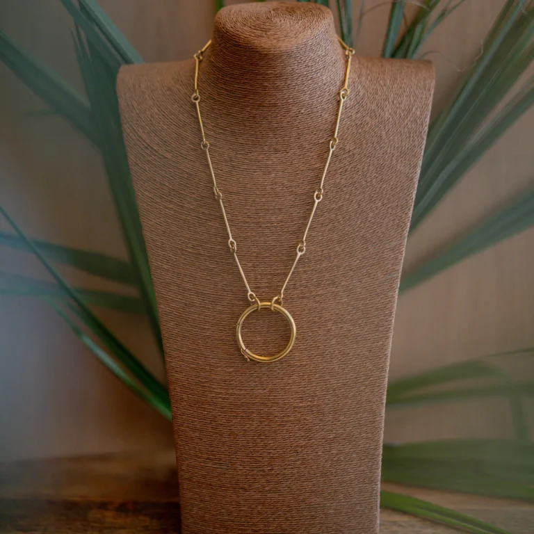 Collana Moschettone rotondo grosso